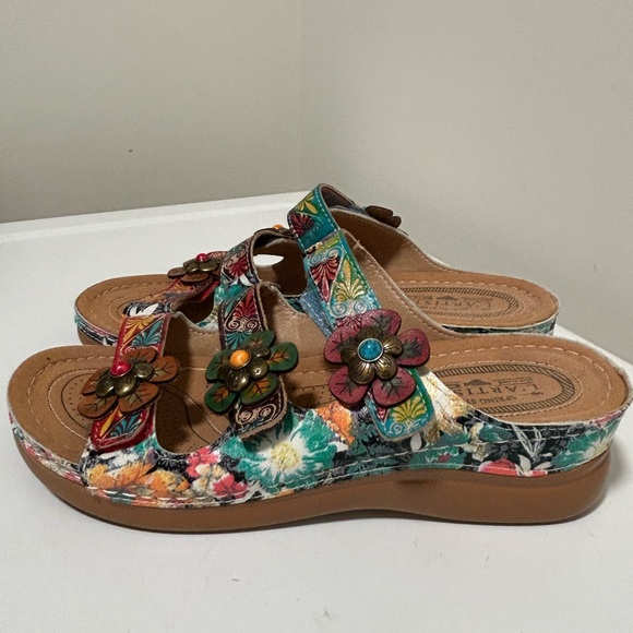 L’Artiste Dansaye Sandals Multicolor Size 8.5 US 39 EU - Picture 6 of 13